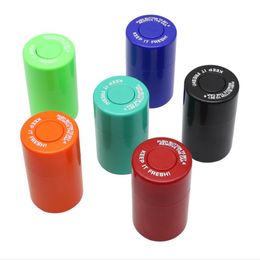 Smoking pipe Multi Colour sealed vacuum moisture-proof pressed plastic can with lid storage tank