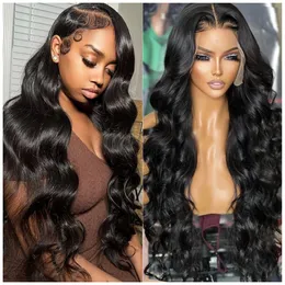 Body Wave Lace Front Wig For Women 30 Inch Brazilian 360 Full Pre Plucked 13x6 Hd Transparent 13x4 Lace Frontal Human Hair Wigs