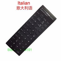 Covers 100 PCS Italian Keyboard Sticker Italy Alphabet For laptop desktop keyboards Stickers 11.6 12 13.3 14 15.4 17.3 inch keyboard