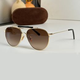 0995 Pilot Mens Sunglasses Gold Metal/Brown Gradient Summer gafas de sol Designers Sunglasses Shades Occhiali da sole UV400 Eyewear