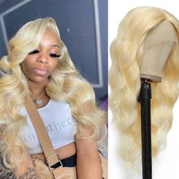 613 Hd Lace Frontal Wig 13x6 Body Wave Lace Front Human Hair Wigs For Women 13x4 Brazilian Transparent Lace Blonde Glueless Wig