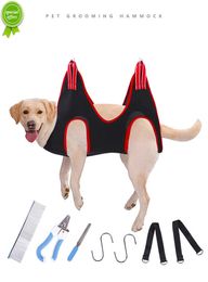 New Pet Cat Grooming Hammock Helper Cat Grooming Hammocls Restraint Bag Puppy Dog Cat Nail Clip Trimming Tool Pet Dog Claw Care Bag