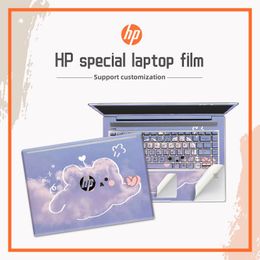 Skins Laptop Sticker Skins Keyboard Stickers Cute Cartoon Cover for HP X360/14S dk/ 14s dq/15 da/Pavilion 14 15 PVC Decorative decals