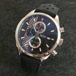 Wristwatches Arrival High Quality Men Chronograph Watch Japanese VK Quartz Luminous Stainless Steel Sports Men's Watches