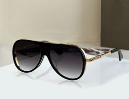 Mens Pilot Sunglasses Runway Gold Metal Grey Shaded Summer Designer Sunglasses Sunnies gafas de sol Sonnenbrille Shades UV400 Eyewear with Box