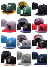 Mix order Designer Fitted hats size Flat hat all team Logo Baseball Snapbacks Fit Flat Casquette hat Embroidery Adjustable basketball football Caps Sports Mesh cap