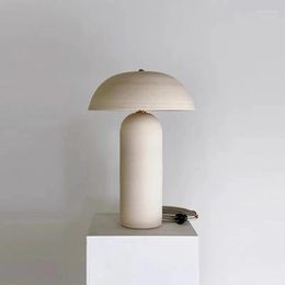 Table Lamps Wine Jar Shaped Ceramics Oriental Design Dimmable LED Antique Light Fixture Home Decor Appliance