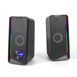 Combination Speakers Desktop Bluetooth Audio Multi-Light Effect Cool Computer Speaker 4 Unit Dual Diaphragm