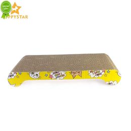 New Corrugated Paper Catnip Cat Scratcher Kittens Scratch Pad Scratching Mat Scratcher For Cats Pet Toy Games Pet Accessories LY0007