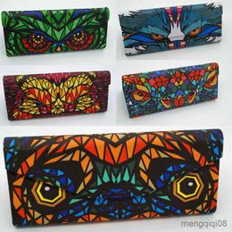 Sunglasses Cases Bags Q Fashion Eyeglasses Box Glasses Case Leather Portable Foldable Accessories Cartoon Animal Protective