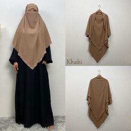 Ethnic Clothing Women Hijabs Muslim Middle East Dubai Turkish Solid Colour Hijab Scarf For Shawl Easy Plain Scarves Headscarf
