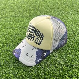 Trend Brand Ball Caps Mesh Back Boys Club Print Truck Hats American