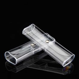 Sunglasses Cases Bags Plastic Ultralight Transparent Glasses Case Portable Reading Boxes Clear Slim Eyewear Accessories