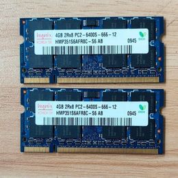 RAMs DDR2 RAMS 4GB 800MHz Laptop Memory DDR2 4GB 2RX8 PC26400s66612 SODIMM 1.8V