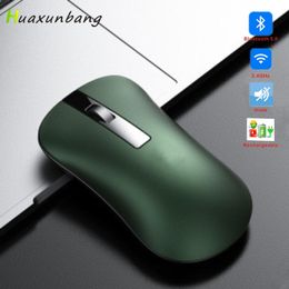 Mice Ergonomic Rechargeable Wireless Mouse Silent Thin USB PC Laptop Computer Bluetooth Mice For MacBook Lenovo HP Dell Xiaomi Mouses