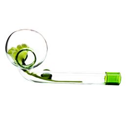 Glass Oil Burner Pipe Mini Thick Clear Test Straw Tube Burners For Water Bong Accessories 9cm