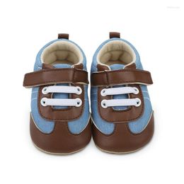 First Walkers Born Baby Shoes Boys Sneaker Girls Stitching Design Shoe Kids Toddlers Soft Soles Sneakers