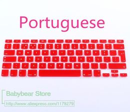 Covers 10pcs EURO Portugal Portuguese keyboard cover Silicone Keyboard Cover For Macbook Air Pro Retina 13 15 17(before 2016)