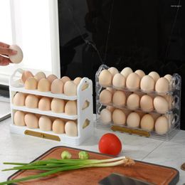 Storage Bottles Egg Holder Excellent Household Accessories Container Flip-Type Refrigerator Organizer Box For Home