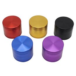 Smoking pipe Aluminium alloy smoke grinder 63mm 4-layer metal smoke grinder