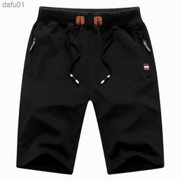 Men's Shorts Men's Summer Breeches Shorts 2022 Cotton Casual Bermudas Black Men Boardshorts Homme Classic Brand Clothing Beach Shorts Male L230520