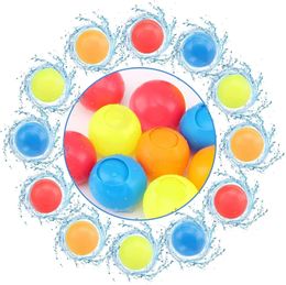 Reusable Water Balloons Quick Fill Self-Sealing Water Bombs Soft Silicone Water Splash Ball For Outdoor Water Games