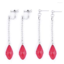 Dangle Earrings Japanese Anime Cosplay Kurapika Drop For Women Girls Red Color Pendant Earring Fashion Jewelry Gifts