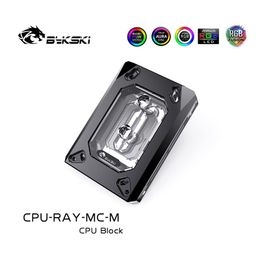 Cooling Bykski CPU Block use for AMD RYZEN3000 AM3 AM4 1950X TR4 X399 X570 Motherboard / RYZEN 3000/5000/7000 5V 3PIN ARGB AURA