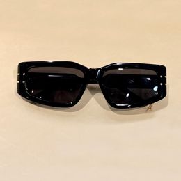 Shield Sunglasses Shiny Black Grey Women Sunnies Gafas de sol Designer Sunglasses Shades Occhiali da sole UV400 Protection Eyewear
