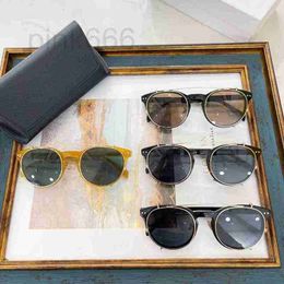 Sunglasses Designer New net red same triumphal arch personalized Japanese and Korean ins clip dual use glasses frame sunglasses JOMO