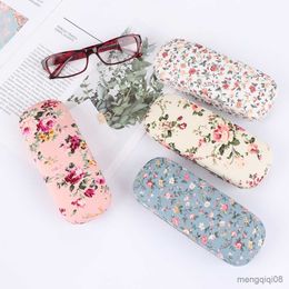 Sunglasses Cases Bags Fashion Portable Fabrics Floral Glasses Case Reading Box Spectacle Hard Eyewear Protector