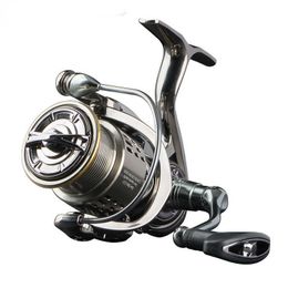 Fishing Accessories New ultra light 5.1 1/5.5 1 high-speed reel 12+1BB metal rocker arm rotating fishing wheel Pesca P230529