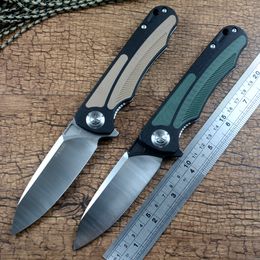 YSTART Hunting Survival Folding Knife D2 Blade Fast Open Ball Bearing Washer G10 Handle Outdoor EDC Gift LK5030