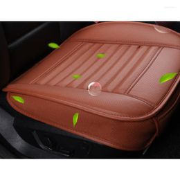 Car Seat Covers PU Leather Cover Protector 1 Universal Size Cushion Pad Mat For Auto Interior Truck Van Accessories