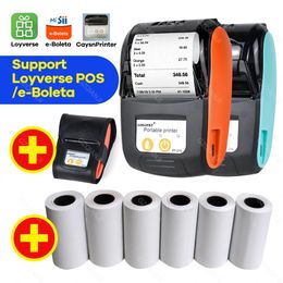 Printers Mini 58mm Impresora Termica Wireless Pocket Bill BT Printer Portable Thermal Receipt Printer Mobile Phone Android Papel Termicas