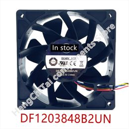 Pads Original new 100% working DF1203848B2UN 48V 1.5A 12cm 120*38MM 4wire industrial server violent high air volume cooling fan