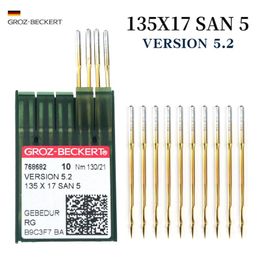 Crafts 20 Pcs 135x17 San 5 Grozbeckert Gebedur Titanium Sewing Needles for Walking Foot Sewing Needle Version 5.2, 37:20