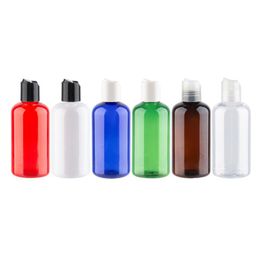 Storage Bottles & Jars Coloured Plastic Cosmetic Shampoo With White Transparent Black Disc Cap 220ml 12Pcs Empty PET Containers For Liquid So