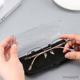 Sunglasses Cases Bags Clear Plastic Glasses Case Myopia Optical Mirror Box Student Simple Eyewear Protector