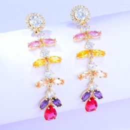 Dangle Earrings Missvikki Women's Sweet Cute Romantic For Women Vintage Drop Earring Set 2023 Trend Earings Female Jewelry