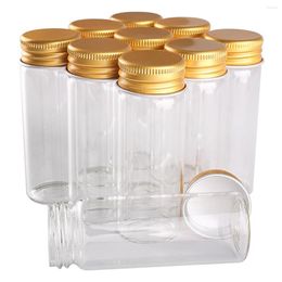 Storage Bottles 24 Pieces 40ml 30 80mm Glass With Golden Aluminum Caps Jars Vials For Wedding Crafts Gift