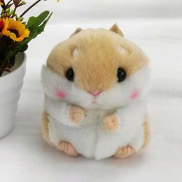 Key Rings Women's mini hamster fur for cars artificial rabbit monster fluffy keychain gift G230526