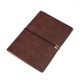 Pu Leather Note Book Cover Spiral Notebook A5 Planner Organiser Travel Journal Diary 6 Ring Binder Stationery 24BB