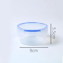 Storage Bottles Plastic 1 Set BPA Free Grain Cereal Container With Lid Food Airtight Jar Snap Open Cover Kitchen Supply