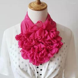 Scarves Women Fashion Chiffon Floral Print Dance Circle Collar Neck Warmer Ring Multi Wraps