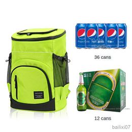 Other Bags Refrigerator Bag Soft Large Cans Insulated Cooler Backpack Thermal Isothermal Fridge Travel Beach Beer Bag cooler bag