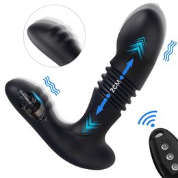 Vibrator Prostate Masturbators Vibrations Massager men Anal Plug Dildos Remote Control Sex Toys for Adult