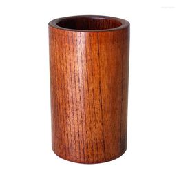 Storage Bottles Wood Utensil Holder Crock For Kitchen Counter Organizer Chopsticks Forks Tableware