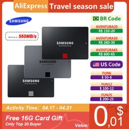 Drives SAMSUNG SSD 500GB 870 EVO QVO 250G Internal Solid State Disk 1T 2T 4T HDD Hard Drive 860 PRO SATA 3 2.5 for Laptop HDD Computer