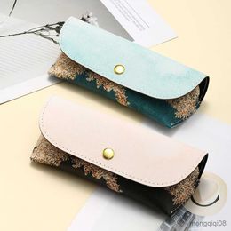 Sunglasses Cases Bags New Style Glasses Case Nail Buckle Soft Bag Fashion Portable Men Women High-end
